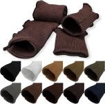 PREMIUM Grobstrick Doppel Strick Bündchen Set Ärmelbündchen & Abschlussbund 