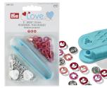 PRYM Prym Love Druckknopf Jersey Color MS 8 mm rot 