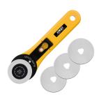 AKTION - OLFA Rollschneider Maxi 45mm + 3 Ersatzklingen 