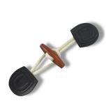 Dufflecoat Knebelverschluss Mantelverschlüsse LAURA schwarz 