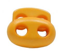 Kordelstopper Oval 2-Loch 506 - gelb