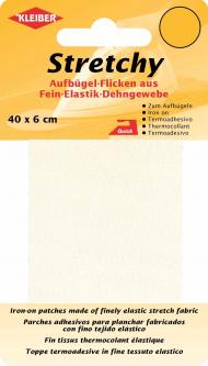 Kleiber Stretchy Aufbügelflicken cremeweiss 841 - wollweiss