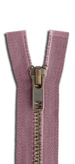 YKK Altmessing Metall Reißverschluss teilbar 069 - pastellviolett
