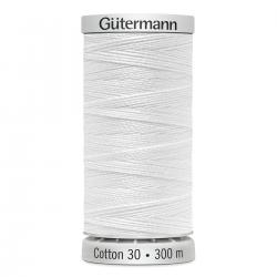 Gütermann Maschinen Quiltgarn Cotton 30 UNI 1001