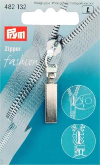 PRYM Fashion-Zipper Classic mattsilber 