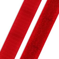 Klettband & Flauschband 20mm zum Annähen verschiedene Farben 820 - rot