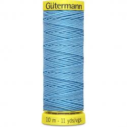 Gütermann Elasticfaden 10m Farbe: Hellblau - 6037 542 - hellblau