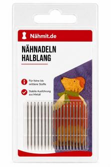 Handnähnadeln HALBLANG - verschiedene Größen 