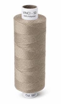 VINCI DENIM 50 Premium Jeansgarn 200 m – starker Jeansfaden für Denim, Stepp- & Ziernähte 0597