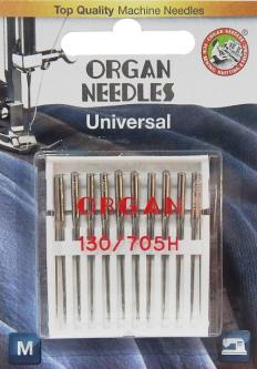 Organ Nähmaschinennadeln Flachkolben 10 Nadeln 