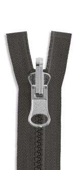 YKK Vislon Kunststoff Wendereißverschluss teilbar 075 - kohle