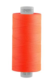 1 ROLLE Gütermann Permacore 120 Nähgarn 1000m NEON Neonorange