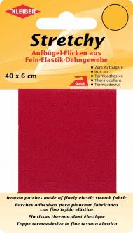 Kleiber Stretchy Aufbügelflicken rot 820 - rot