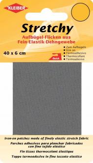 Kleiber Stretchy Aufbügelflicken grau 577 - steingrau