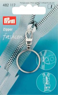 PRYM Fashion-Zipper Ring silberfarbig 