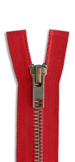 YKK Metall Reißverschluss nicht teilbar dunkelrot - 519 519 - dunkelrot