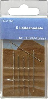 Ledernadeln 5 Stück / 39mm - 43mm 