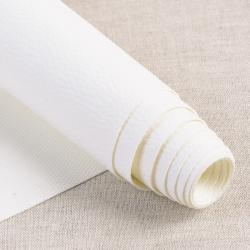 Kunstleder Stoff Zuschnitt 50 x 140 cm für kreative Näh- und Bastelprojekte 501 - weiss