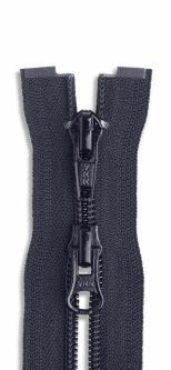 YKK 2-Wege Spiral Kunststoff Reißverschluss Zweiwege teilbar 071 - nachtblau
