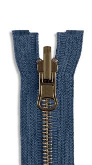 SPEZIAL Extra Stark Metall Motorrad WENDE - Reißverschluss teilbar 058 - marine