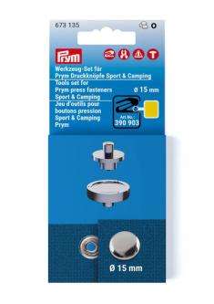 PRYM Werkzeug-Set für Druckknöpfe Sport & Camping (15 mm) 