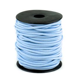 Gummiband Elastische Kordel 3mm - Gummikordel Meterware 542 - hellblau