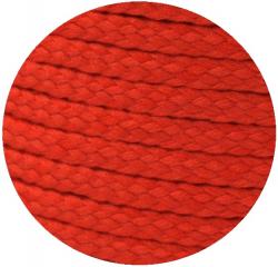 Baumwoll Kordel Anorakkordel - geflochten 820 - rot