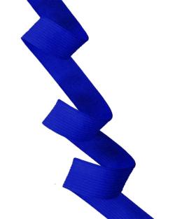 Farbiges Gummiband Standard 20mm Meterware 918 - königsblau