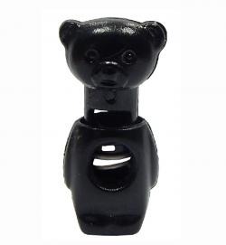 Teddybär Kordelstopper 580 - schwarz