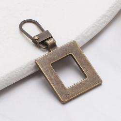 Nähmit - Reißverschluss Ersatz Zipper Altmessing | VIERECK