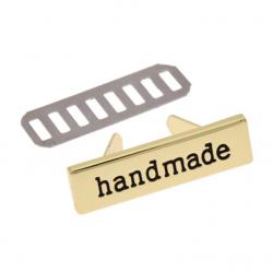 Handmade - Metall Applikationen für Taschen & Bekleidung Gold