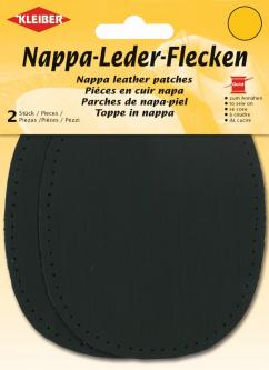 Kleiber Nappaleder Flicken 2St. schwarz 580 - schwarz
