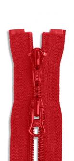 YKK 2-Wege Spiral Kunststoff Reißverschluss Zweiwege teilbar 820 - rot