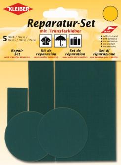 KLEIBER Reparatur-Set Flicken selbstklebend dunkelgrün 890 - dunkelgrün