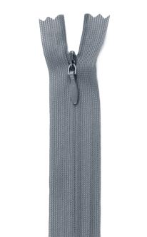 YKK Reißverschluss Nahtverdeckt 60cm - Nahtfein verschiedene Farben 575 - blaugrau