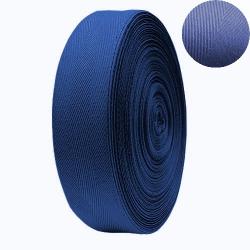 50m Rolle Baumwoll Nahtband Köperband 40mm DUNKELBLAU - ABVERKAUF 058 - marine | 40mm