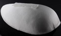 YKK Schulterpolster Raglan mittel mit Klettband - weiss 