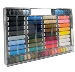 Nähmit - Exklusives Nähgarn Sortiment + Spulen in Koffer 