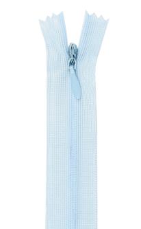 YKK Reißverschluss Nahtverdeckt 25cm - Nahtfein verschiedene Farben 542 - hellblau