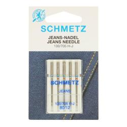 SCHMETZ - Jeansnadeln 130/705J - 5 Nadeln - 80er 