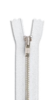 YKK Metall Hosen Reißverschluss 18cm weiss - 501 501 - weiss | 18cm