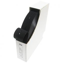 YKK Knopfloch Gummiband 25mm schwarz Meterware 25mm schwarz