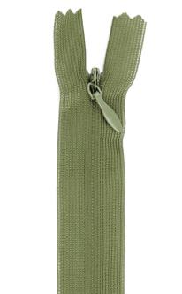 YKK Reißverschluss Nahtverdeckt 60cm - Nahtfein verschiedene Farben 011 - olivegelb