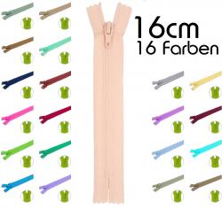 YKK Kunststoff Perlon Reißverschluss 16cm 
