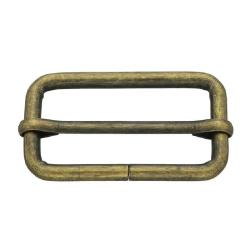 Schieber Gurtversteller 40mm METALL altmessing 40mm - altmessing