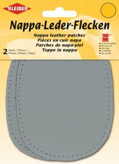 Kleiber Nappaleder Flicken 2St. grau 578 - mausgrau