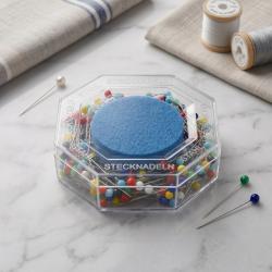 Glaskopf Stecknadeln mit Nadelkissen 