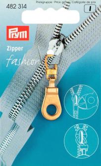 PRYM Fashion-Zipper Öse goldfarbig 