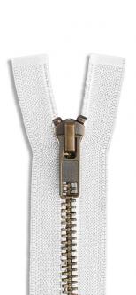 YKK Metall Reißverschluss nicht teilbar weiss - 501 501 - weiss