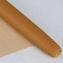 Kunstleder Stoff Zuschnitt 50 x 140 cm für kreative Näh- und Bastelprojekte 508 - gelbbraun